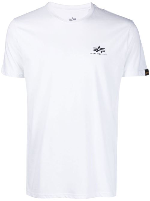 T-shirt uomo bianca Alpha Industries | 18850509